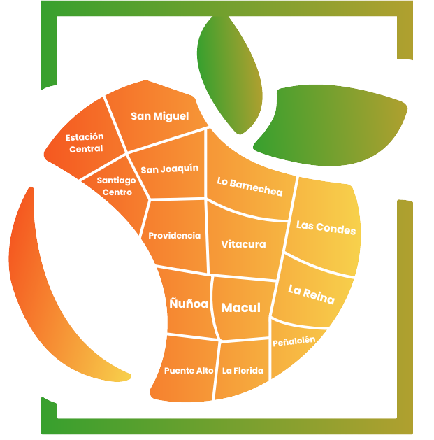 Mapa de Comunas El Menú
